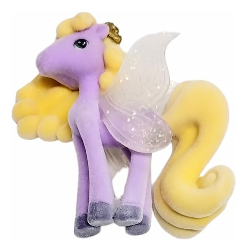 Muñeco Pony Afelpado Violeta Lovely Charm 8cm