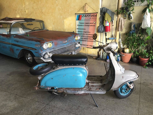Lambreta Li 150cc Vespa Brasil Antiga Scooter Norton Java250