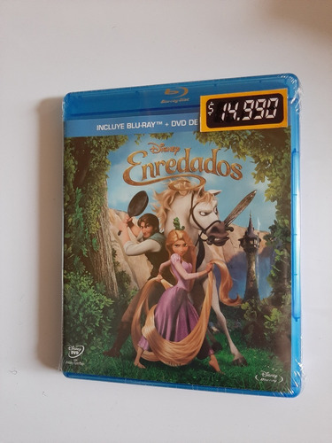 Película Enredados Blu Ray + Dvd Nuevo Envio Gratis