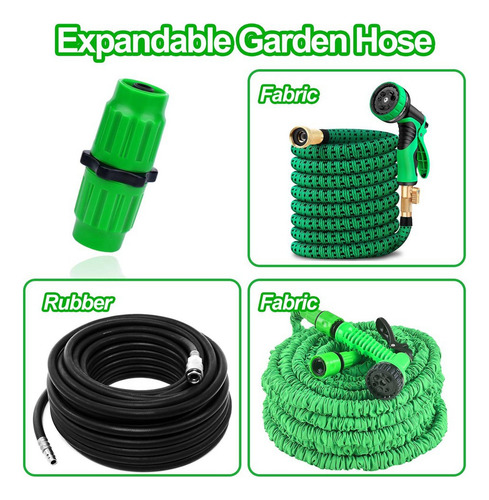 Kit De Reparación De Mangueras De Jardín Expandible, 10 Piez