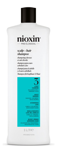 Nioxin Sistema 3 Scalp + Hair Shampoo 1000ml