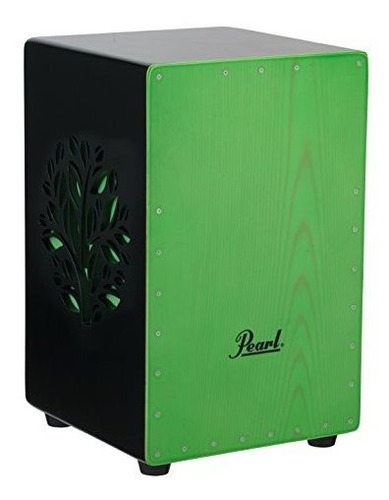 Cajon De Perlas Con Placa Frontal Verde Y Arbol 3d (pbc53d