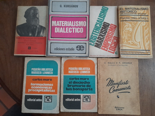 Marxismo 7 Libros Manifiesto 18 Brumario Marx Fromm Y... E11