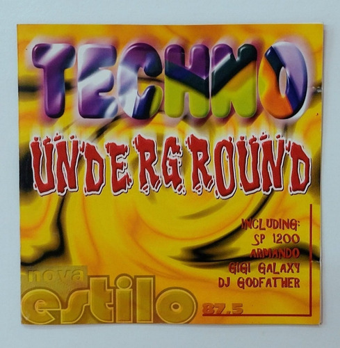 Cd Techno Underground Nova Estilo Sp 87,5