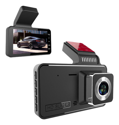 Cámara Coche Dvr 1080p 4 Dashcam 150° Ángulo Amplio Visión