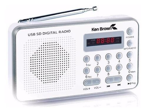 Radio Digital Am/fm Ken Brown Dx-545 Batería Recargable
