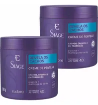 Comprar Kit 2 Cremes De Pentear Revela Cachos Siàge Eudora 500g