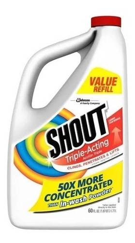 Shout Triple Accion Quitamanchas Refill  1.71l Americano