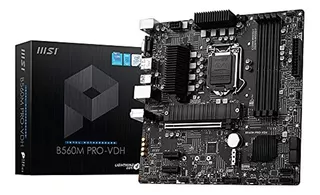 Msi B560m Pro-vdh Proseries Motherboard (micro-atx, 11th/10t