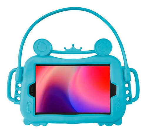 Capa Infantil Tablet Multilaser M8 Anti Impacto - Azul Claro