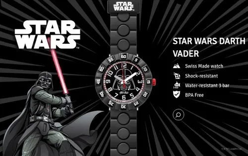 Montre flik flak dark vador new arrivals