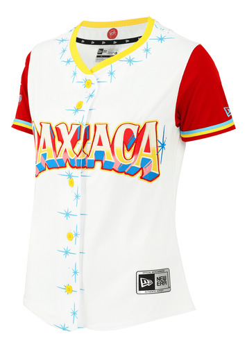 Jersey New Era Lmb Guerreros De Oaxaca 2024 Mujer 14212180 B