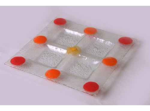 Copetinero Cuadrado De Vitrofusion