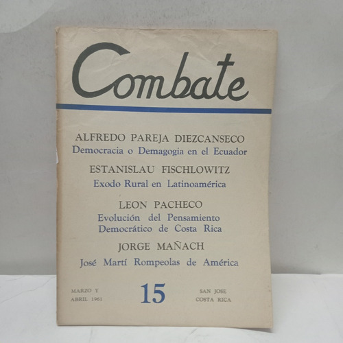 Revista Combate , Edicion Numero 15 - 1970 