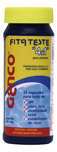 Fita Teste P/ Piscina 4x1 Genco