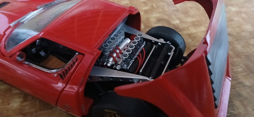Miniatura Lamborghini Miura 1 18 Anson Com Porosidade Vermelho