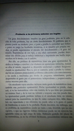 Como Plantear Y Resolver Problemas (Usado)