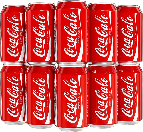 Funda De Silicona Para Aspecto De Lata De Coca Cola Pack 10