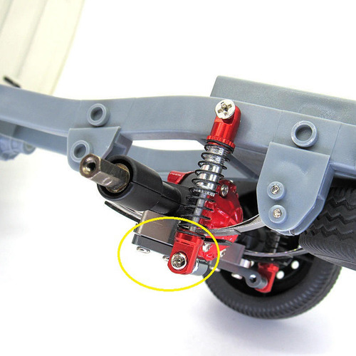 5 Pares De Soportes De Choque Traseros Para Wpl D12 D42 1/10