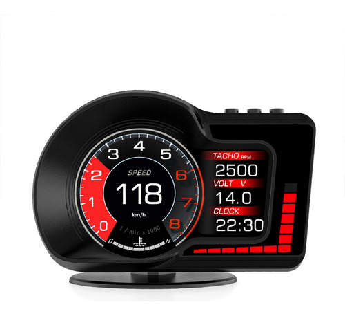 Pantalla Frontal Digital Headup Headup Overspeed Gps Acelera