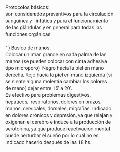 Imagen 5 de 9 de Kit Imanes Para Biomagnetismo, Ver Descripción.