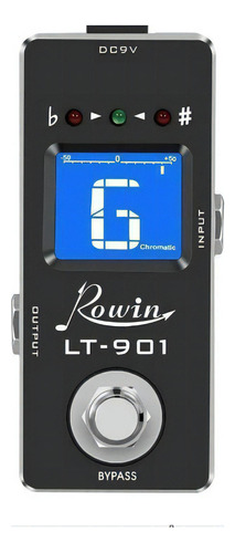 Mini Pedal Afinador Tuner Guitarra Rowin Lt-901