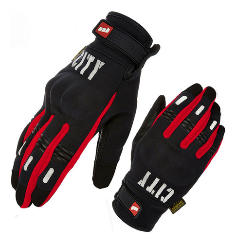 Guantes Moto Mad Bike City Tactil Termicos Semi Impermeable