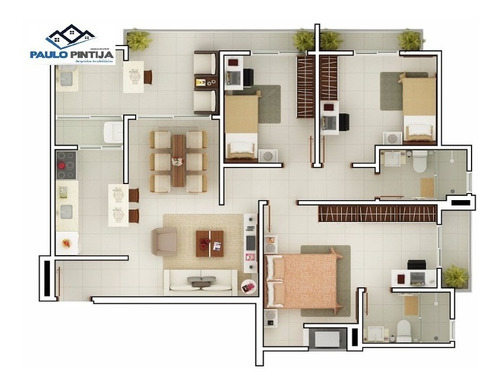 Imagem 24 de 30 de Apartamento Pronto Com 3 Dormitórios Sendo 1 Suíte E Area De Lazer - Ap00391 - 3518267