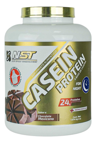 Nst | Proteina Casein | Proteína De Lenta Liberación Sabor Chocolate En Barra