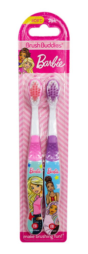 Cepillo De Dientes Barbie (paquete De 2)