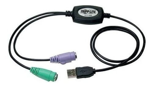 Usb A Ps/2 adaptador, Usb-a Macho A 2 x Ps/2 hembra, 18, 