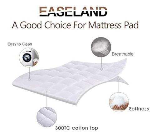 Funda De Colchón Easeland Queen Size Con Parte Superior Acol