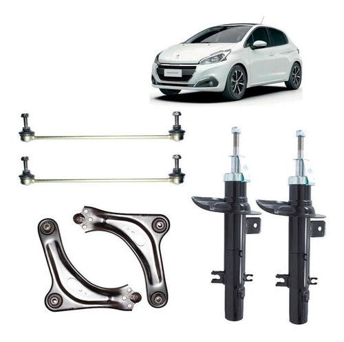 Kit Suspension Para  Peugeot 208 1.4 Dv4td Diesel 12-15