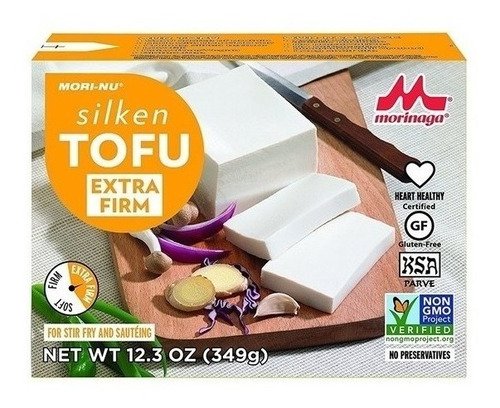 Imagen 1 de 1 de Morinaga, Tofu Extra Firme, 349 G