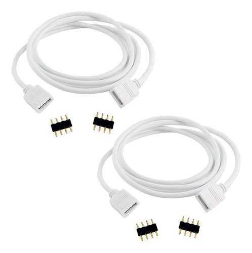 Tronicspros Cable De Extensión De Tira Led Rgb De 3.3 Ft, 3,