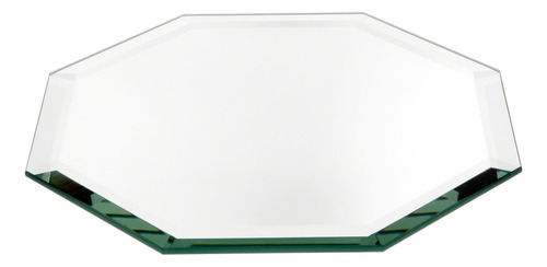 Plymor Octagon - Espejo De Cristal Biselado De 0.197 In, 8 X