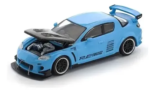 Mazda Rx-8 Re-amemiya 1:64 Pop Race Azul | MercadoLivre
