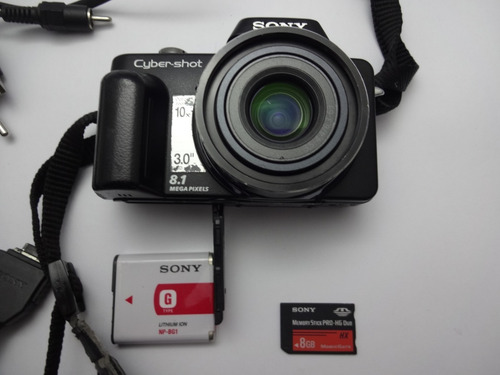 Câmera Sony Cyber Shot Dsc - H10 - Memória Pro Hg Duo 8gb
