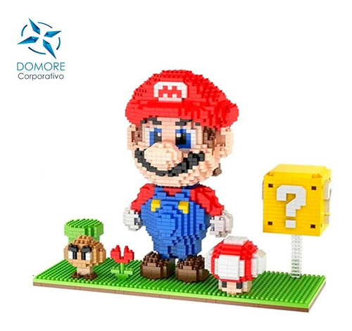 Rompecabezas 3d Mini Bloques Armables Mini Blocks Mario Inco