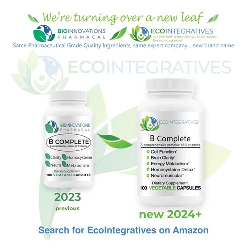 Bioinnovations B Complex Completo 100 Cápsulas Veganas