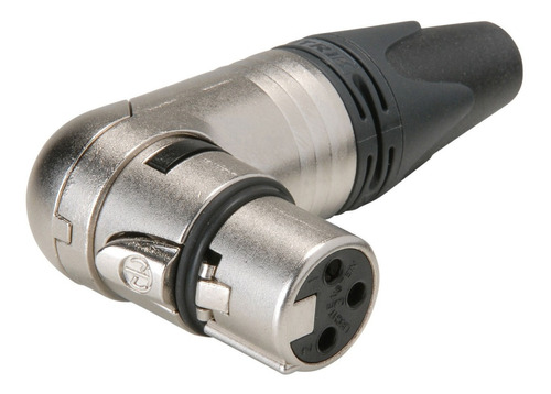 Conector De Audio Neutrik Xlr Hembra De 3 Polos 90º / Nc3frx