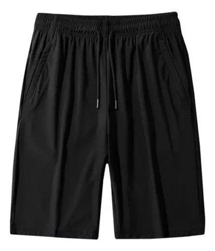 Pantalones Cortos Deportivos Seda Helada Hombre Verano Secad