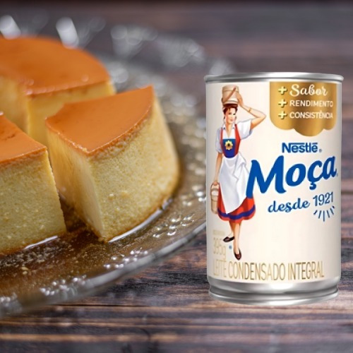 Nestlé Moça Leite Condensado Integral Lata 395gr