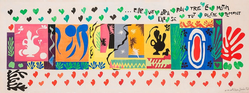 Cuadro Canvas Bastidor Las Mil Y Una Noches Matisse 100x37