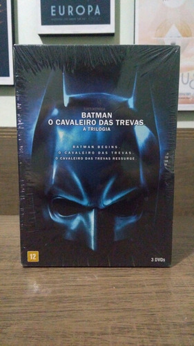 Imagem 1 de 6 de Batman O Cavaleiro Das Trevas A Trilogia Box 3 Dvds Original