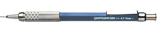Lapiseira Profissional Pentel Graphgear 500 0,3 0,5 0,7 0,9m Cor 0.7 Azul