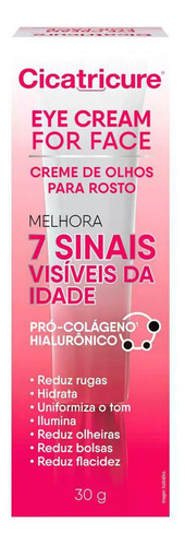 Kit Cicatricure Eye Cream For Face Com 2 Caixas De 30g Cada