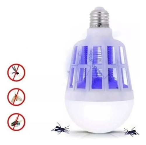 Foco Led Mata Mosquitos Insectos Lámpara Repelente 3 Modos