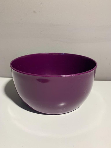 Bowl Plastico Violeta De 15cm Recipiente Compotera Cereales 
