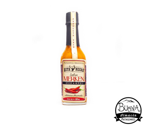 Salsa Merken Picante Asta Negra X 100ml